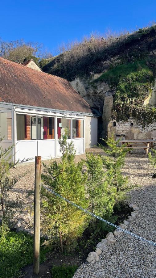 Le Troglo'Gite, 500M A Pied Du Zoo De Beauval Seigy Exterior foto